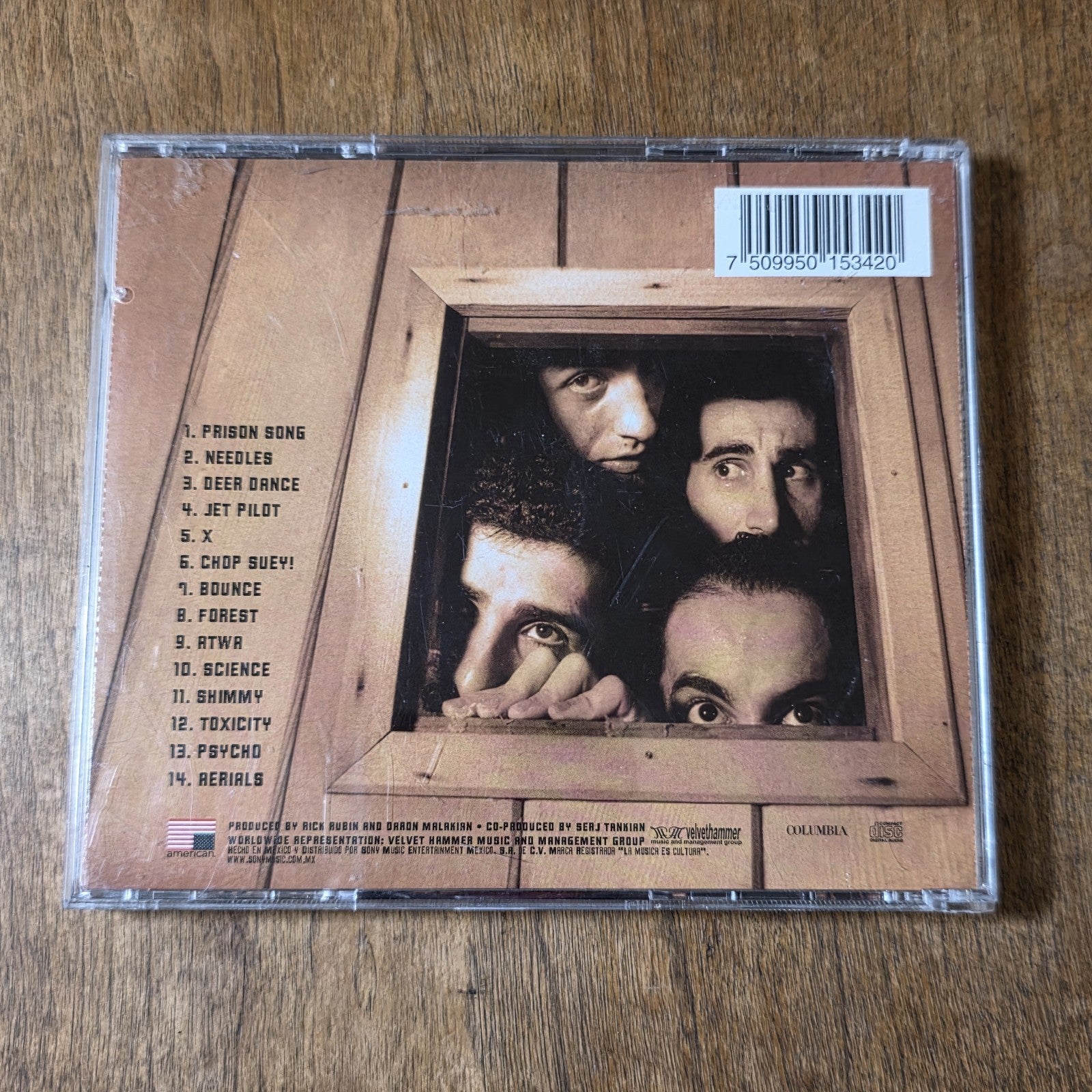 System of a Down - Toxicity CD Album 2001 Nu Metal HTF