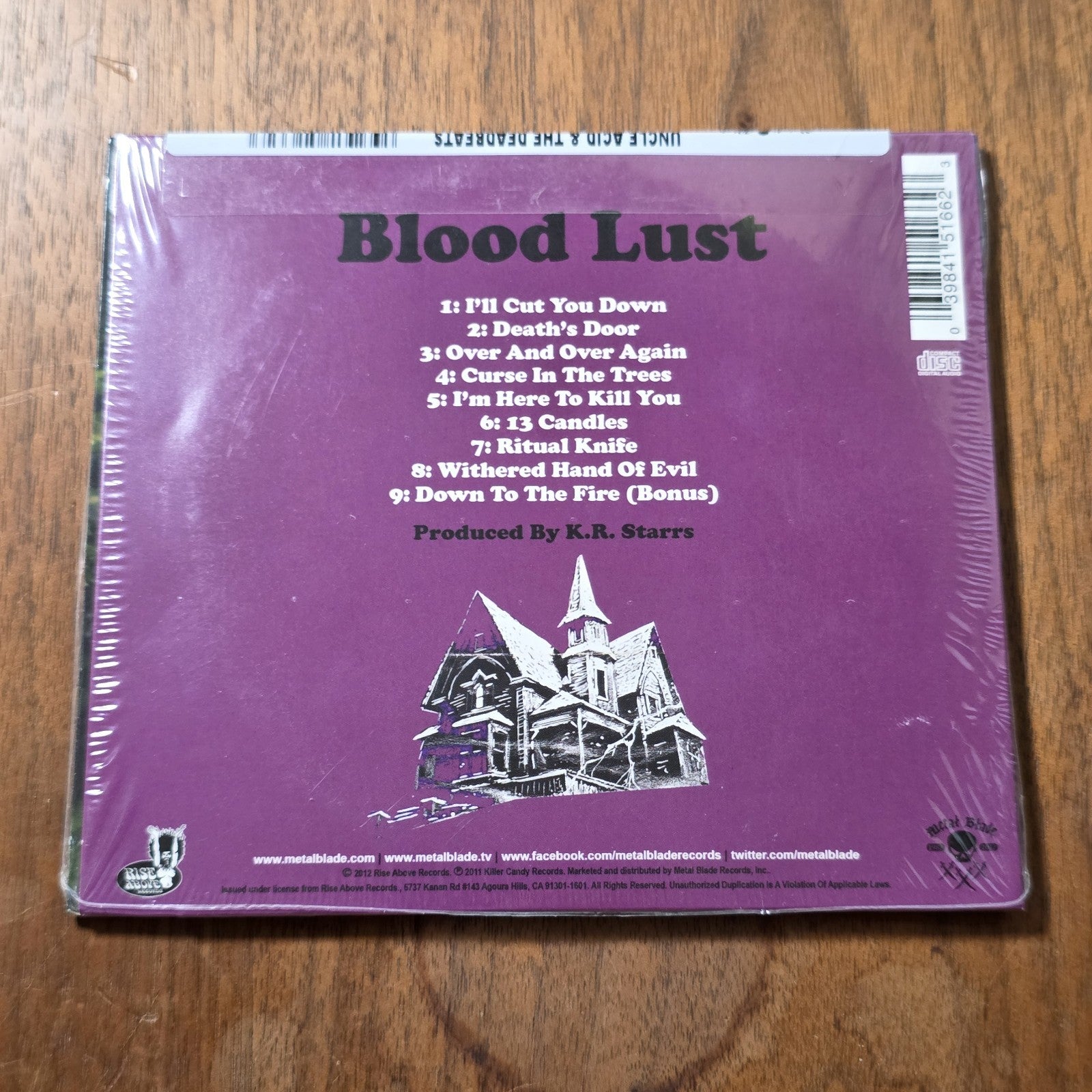 Uncle Acid & The Deadbeats - Blood Lust CD 2011 Stoner Rock HTF New Sealed