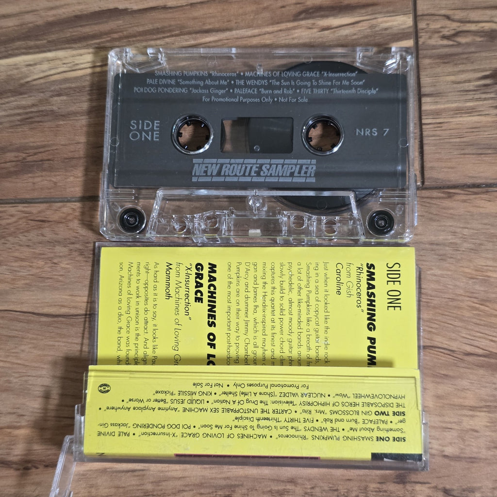New Route Sampler #7 Cassette Compilation 1991 Alt Rock Rare HTF