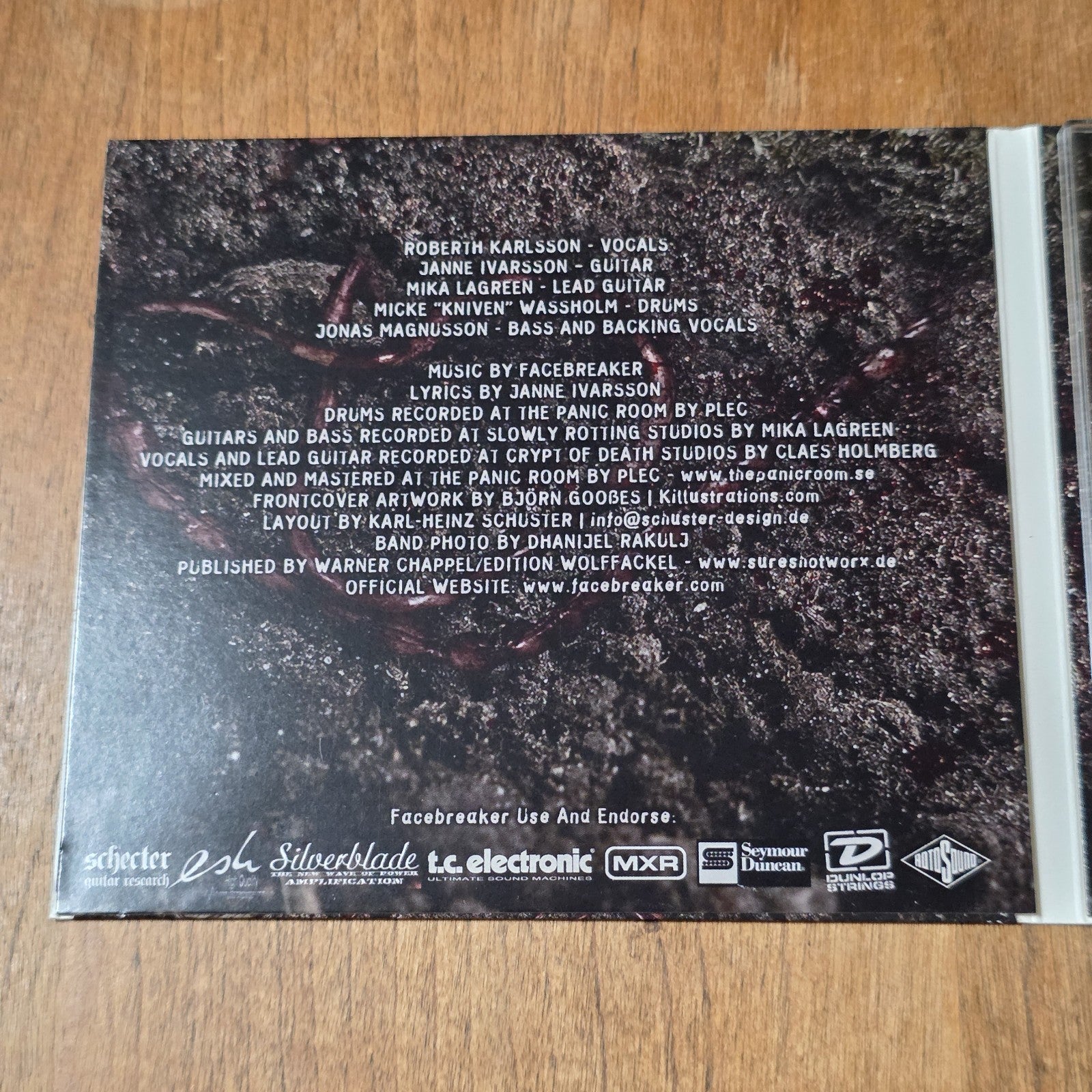 Facebreaker - Dedicated To The Flesh CD Album 2010 Death Metal Digipak
