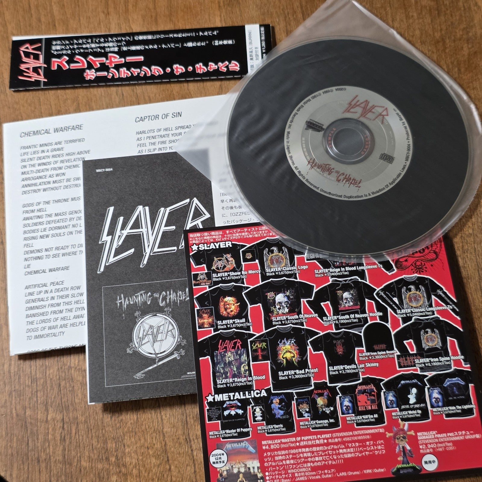 Slayer - Haunting Chapel CD EP 2004 Thrash Metal Japan Import OBI Rare HTF