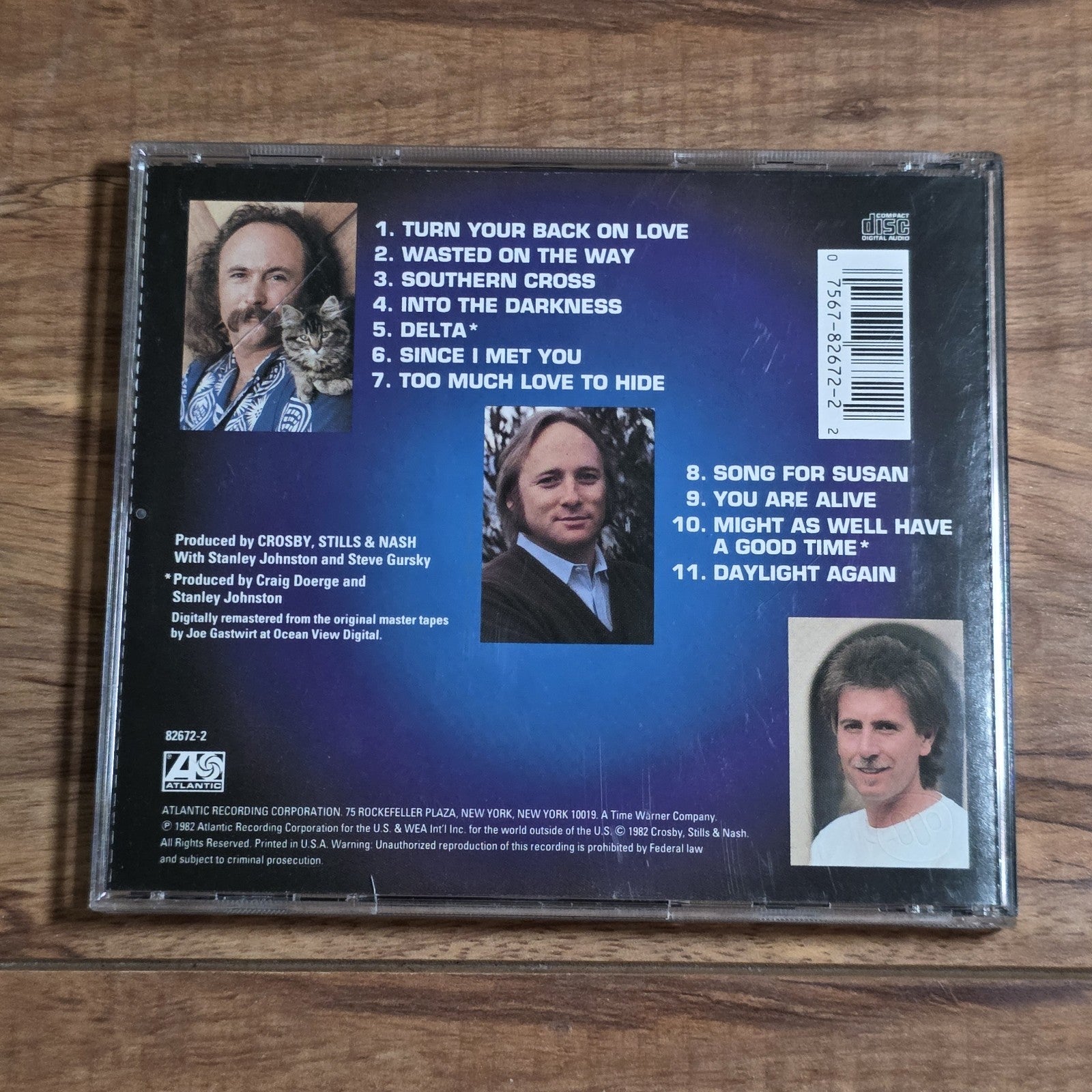 Crosby, Stills & Nash - Daylight Again CD Album 1982 Folk Rock
