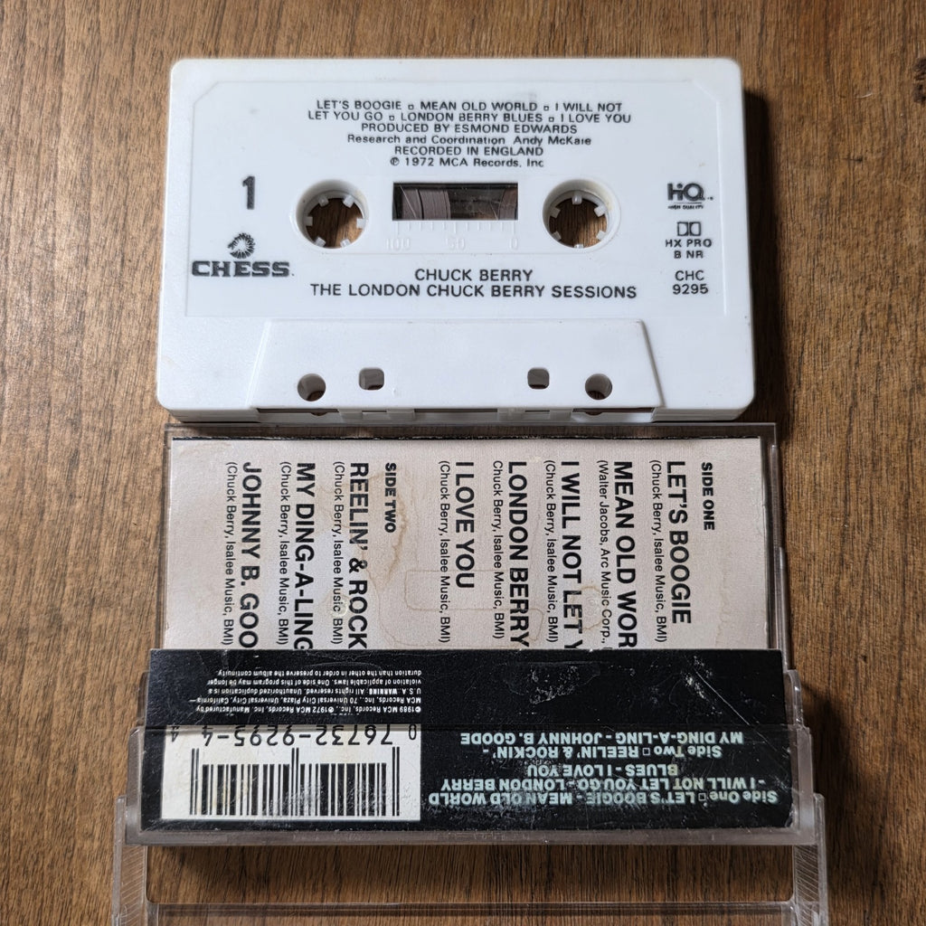 Chuck Berry - The London Chuck Berry Sessions Cassette 1989 Rock and Roll HTF