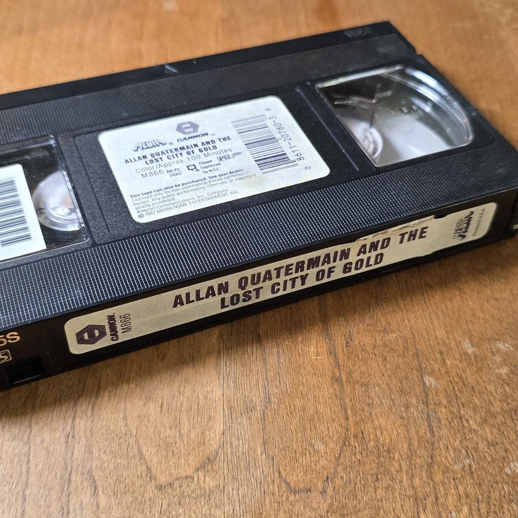 Allan Quatermain and the Lost City of Gold 1987 VHS Gary Nelson Adventure