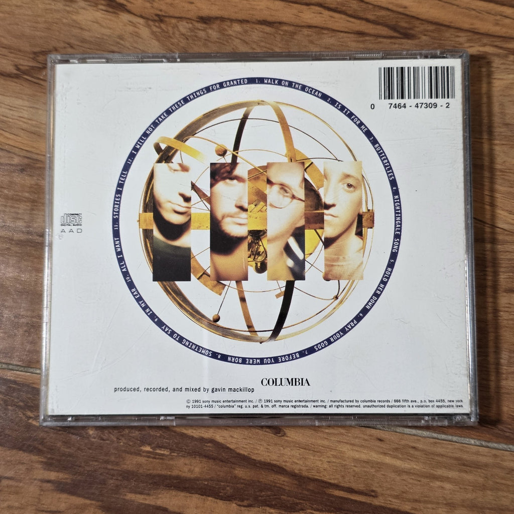 Toad The Wet Sprocket - Fear CD Album 1991 Alternative Rock Pop