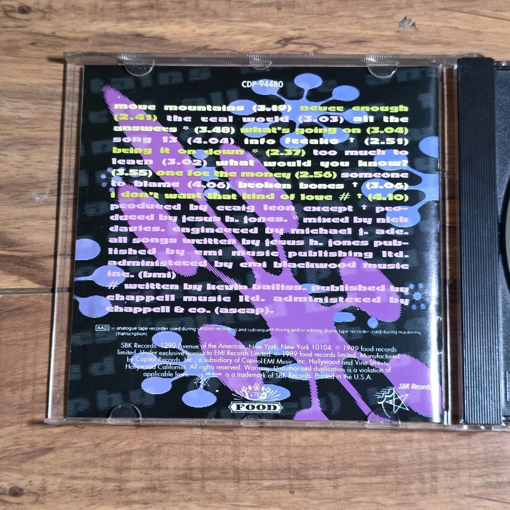 Jesus Jones - Liquidizer CD Album 1989 Alternative Rock