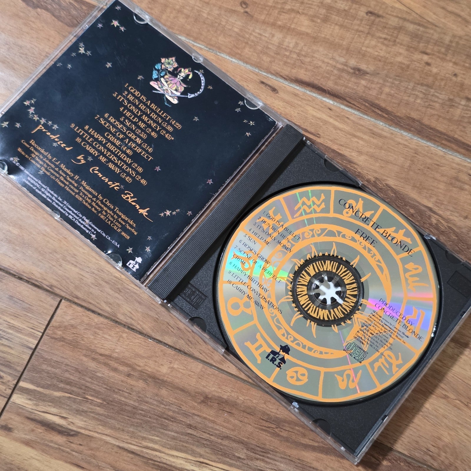 Concrete Blonde - Free CD 1989 I.R.S. Records Alternative Rock Johnette