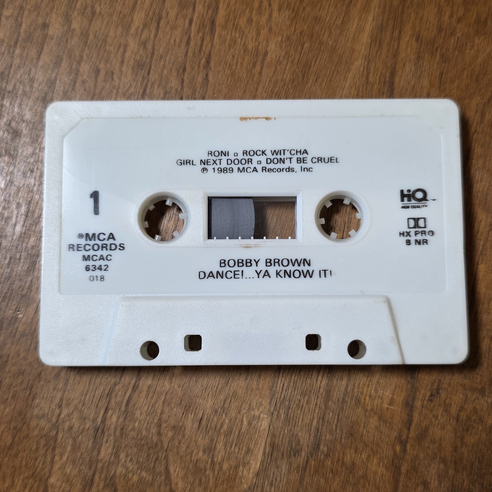 Bobby Brown - Dance Ya Know It Album 1989 R&B Soul Cassette MCA Records