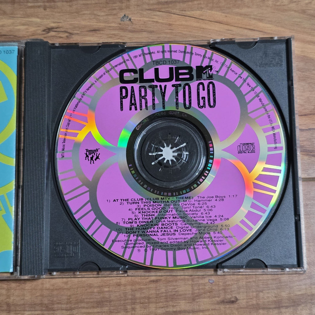 MTV Party to Go, Vol. 1 CD Compilation 1991 Dance