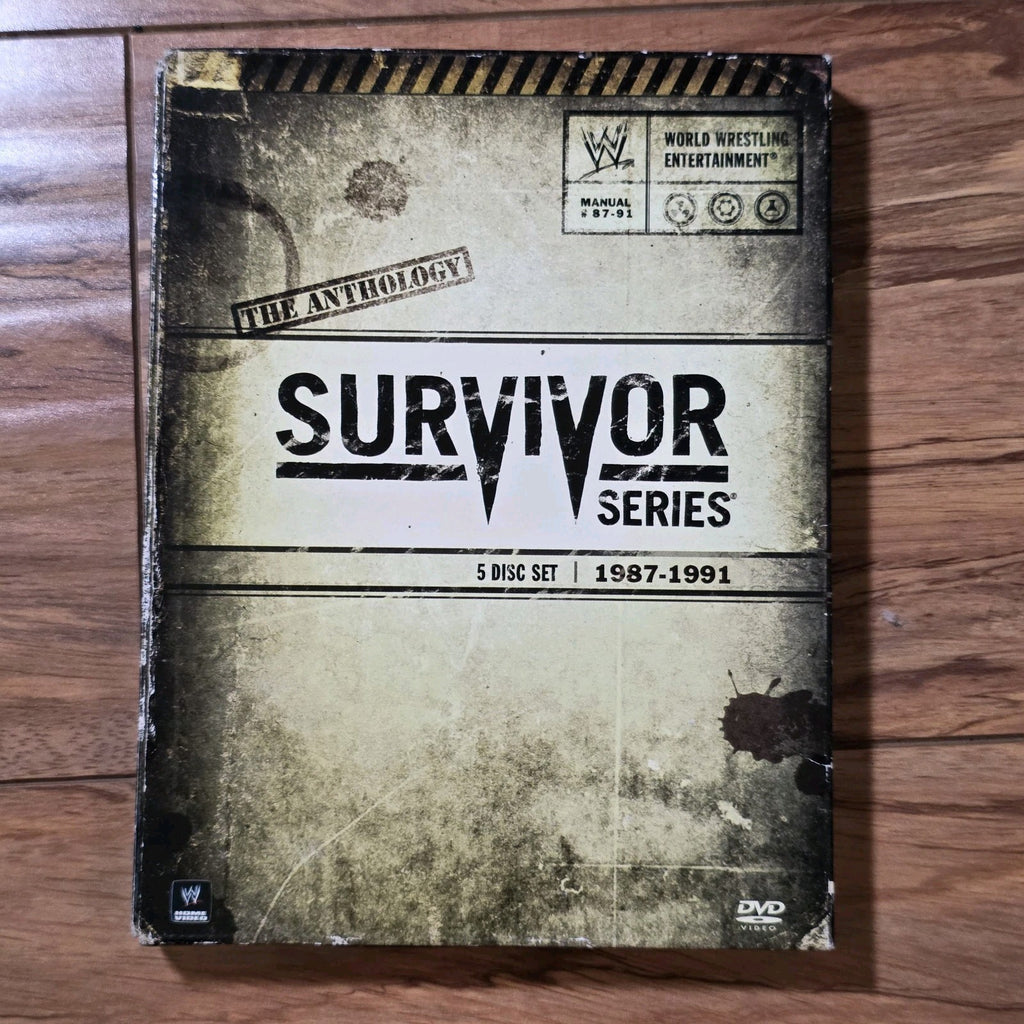 WWE Survivor Series The Anthology 1987-1991 DVD Box Set Wrestling Rare HTF