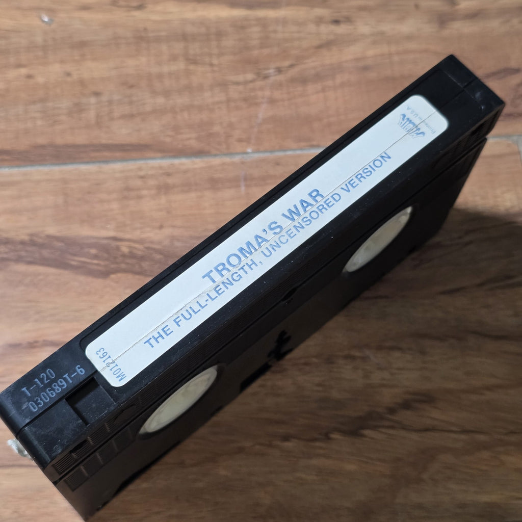 Troma's War VHS 1988 Cult Horror Comedy Troma Cut Box HTF