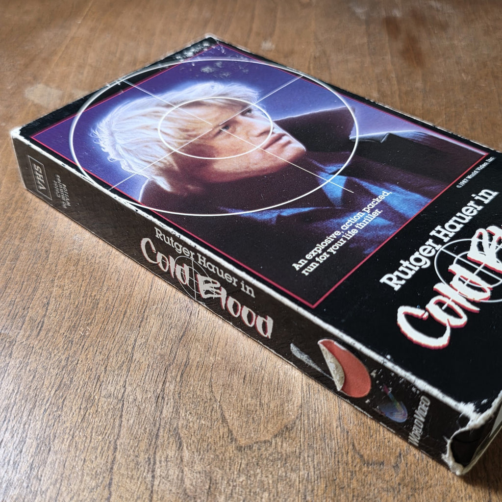 Cold Blood 1975 VHS Ralf Huettner Action Rutger Hauer 1987 World Video