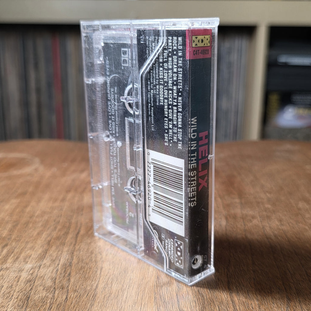 Helix - Wild in the Streets Cassette Album 1987 Heavy Metal
