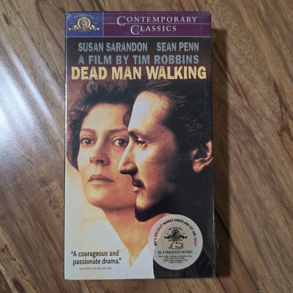 Dead Man Walking 1995 VHS Tim Robbins Drama Susan Sarandon New Sealed