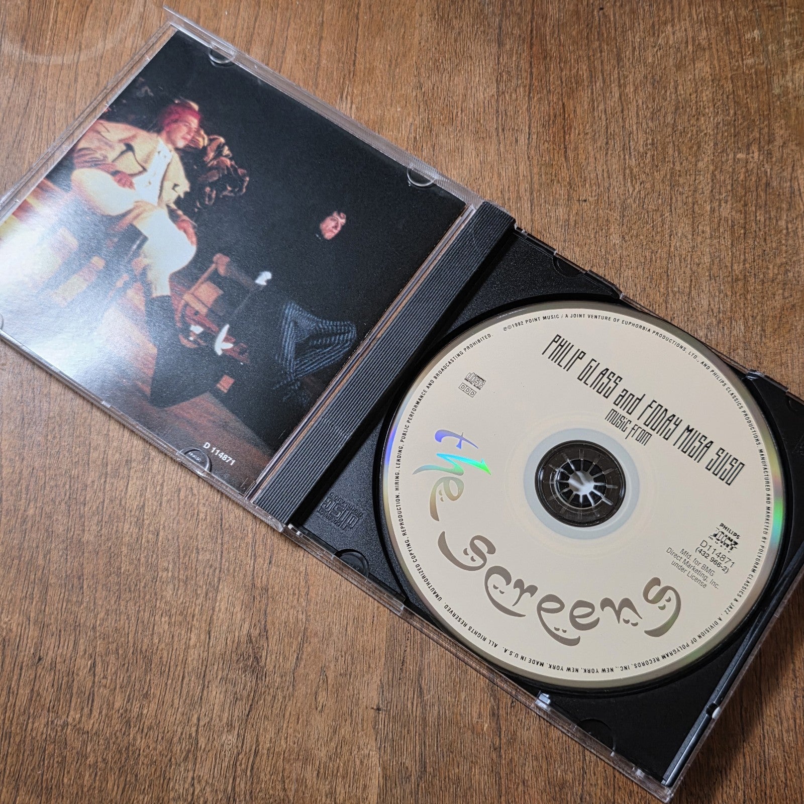 Philip Glass and Foday Musa Suso - Music From The Screens CD 1993 Classical