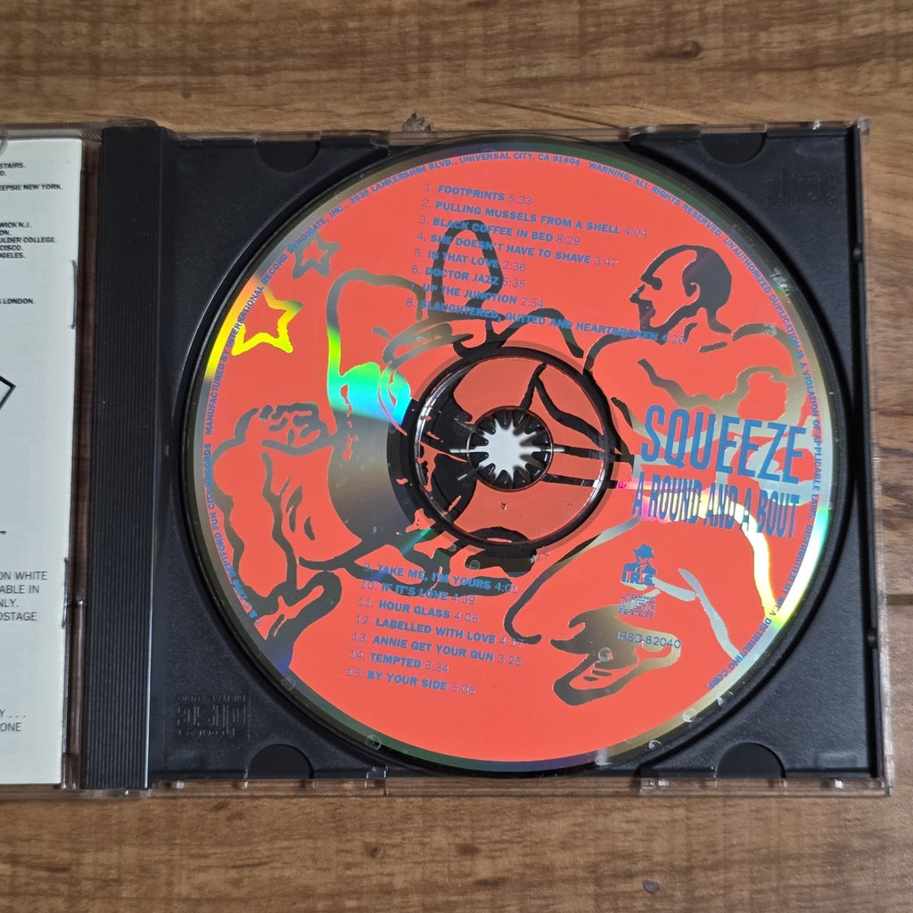 Squeeze - A Round And A Bout CD Live Album 1990 New Wave