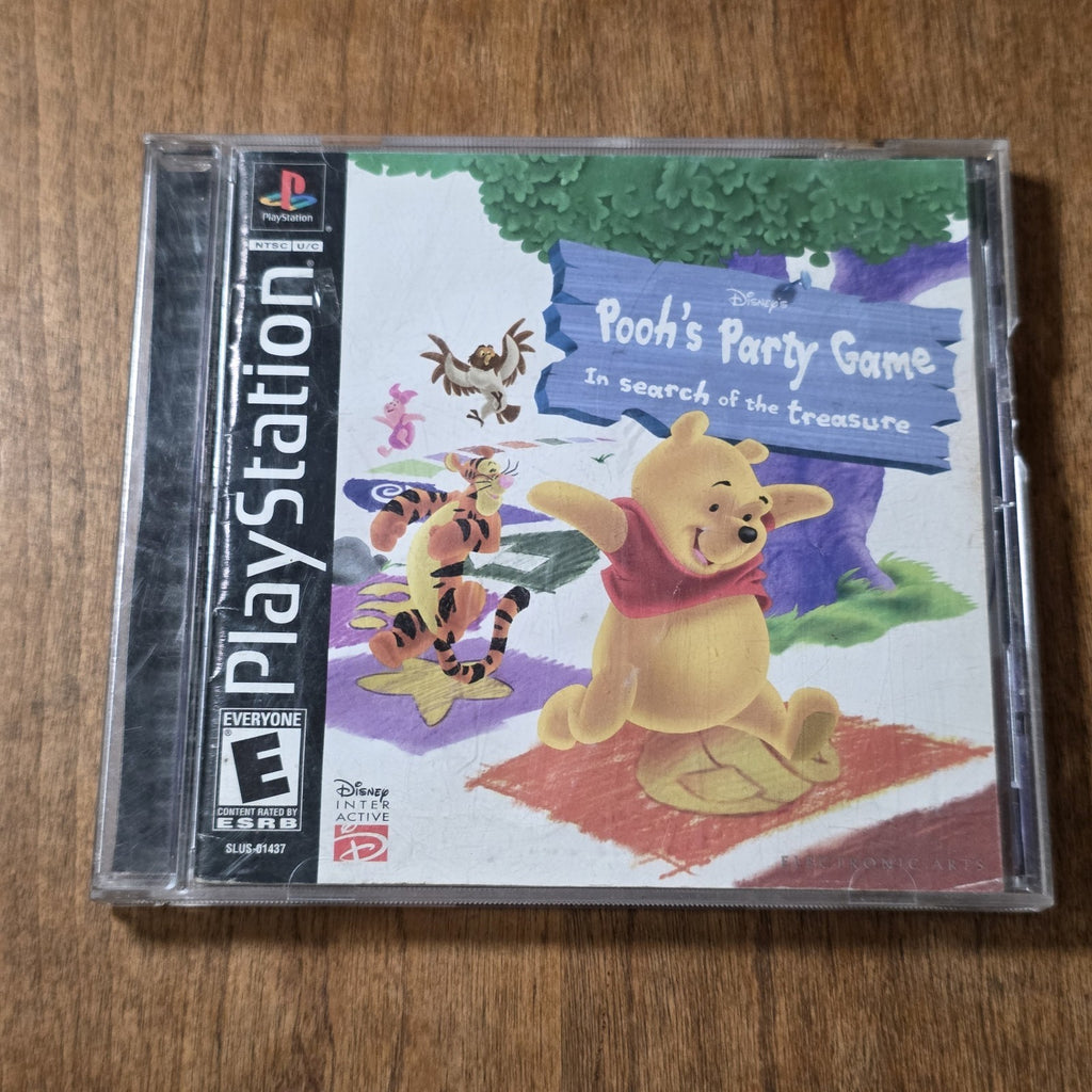 Pooh's Party Game: In Search of the Treasure PlayStation 1 PS1 2001 Party Game
