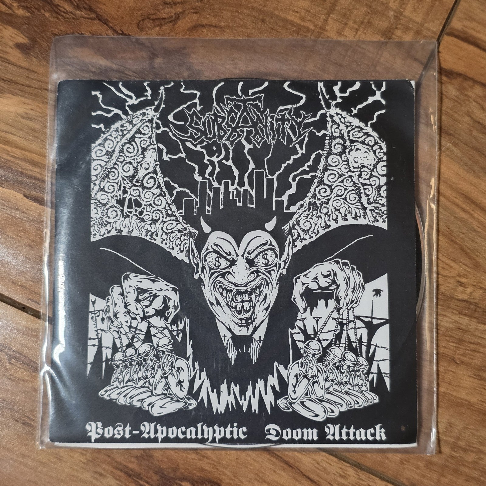 Subsanity - Post-Apocalyptic Doom Attack CD 1997 Grindcore Wild Rags Rare HTF