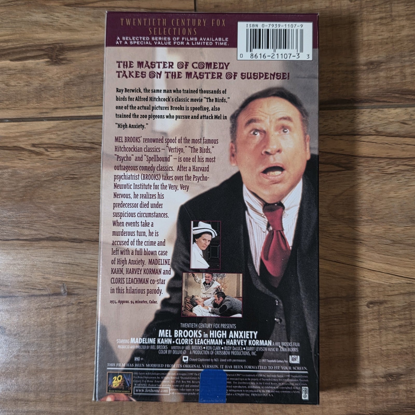 High Anxiety 1977 VHS Mel Brooks Comedy