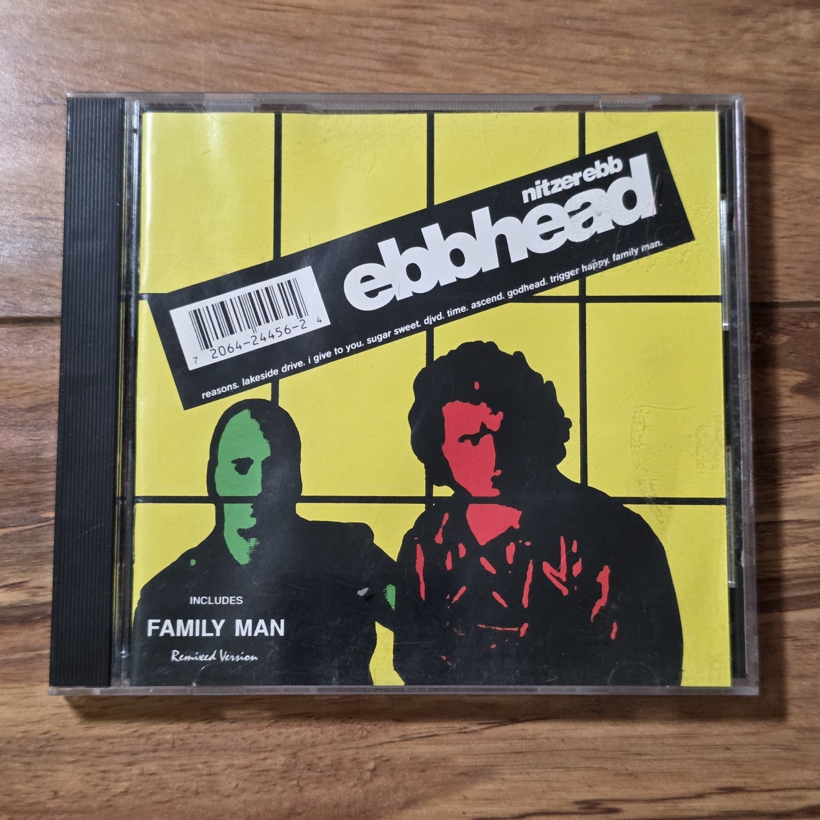Nitzer Ebb - Ebbhead CD Album 1991 Industrial Electronic