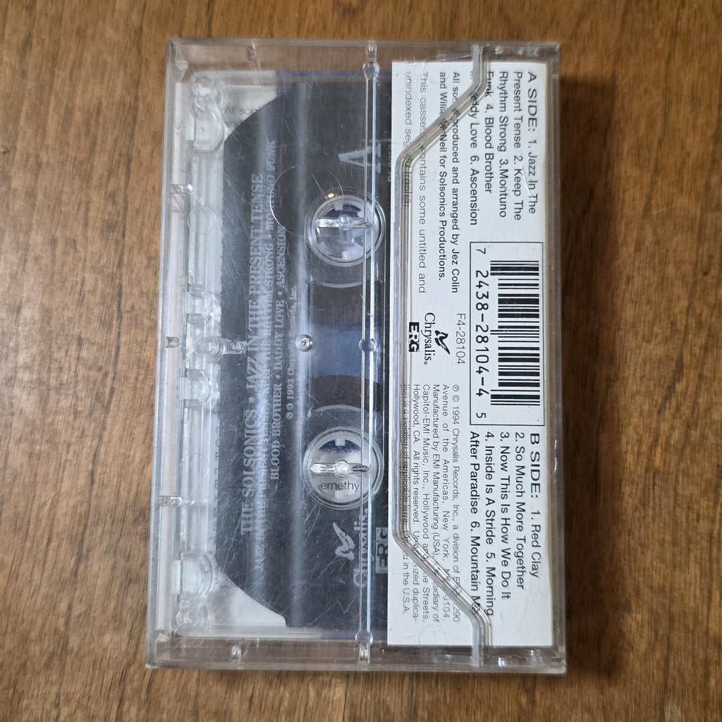 The Solsonics - Jazz In The Present Tense Album 1994 Jazz Hip Hop Cassette