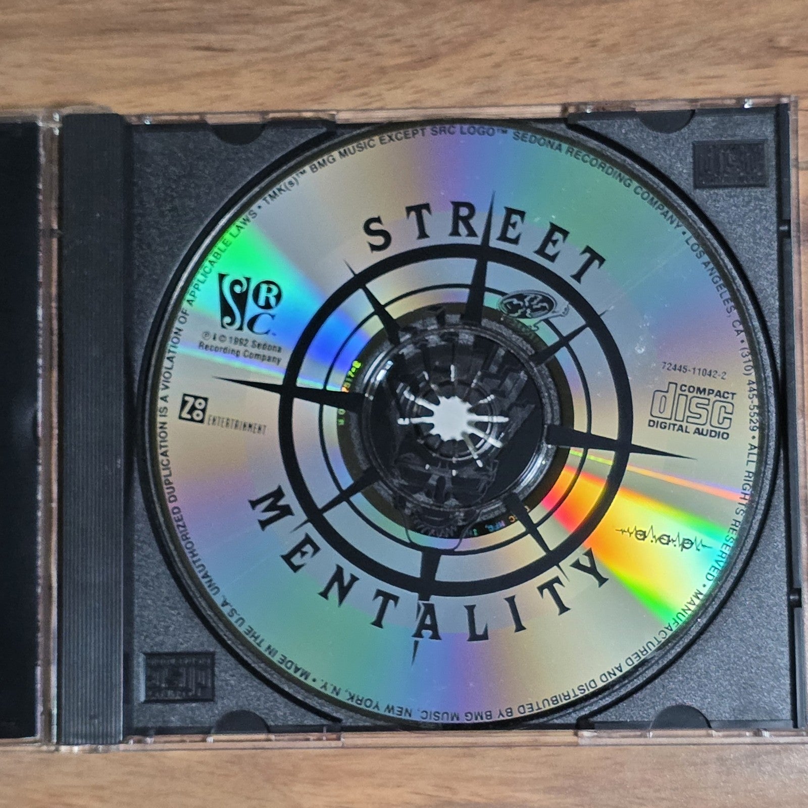 Street Mentality - The Town I Live In CD Album 1992 Hip Hop Rare HTF