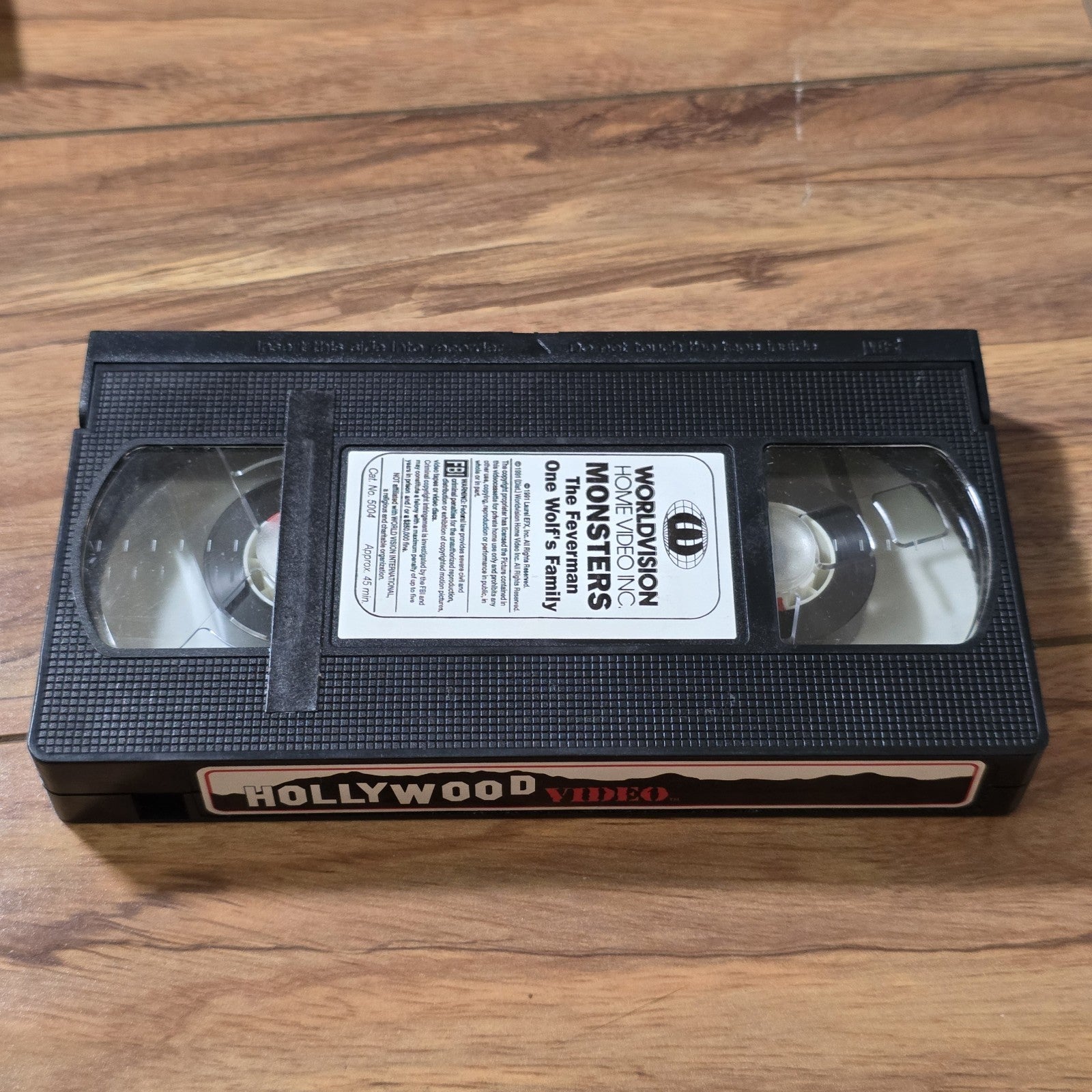 Monsters: The Feverman / One Wolfs Family VHS 1990s Horror Anthology HTF