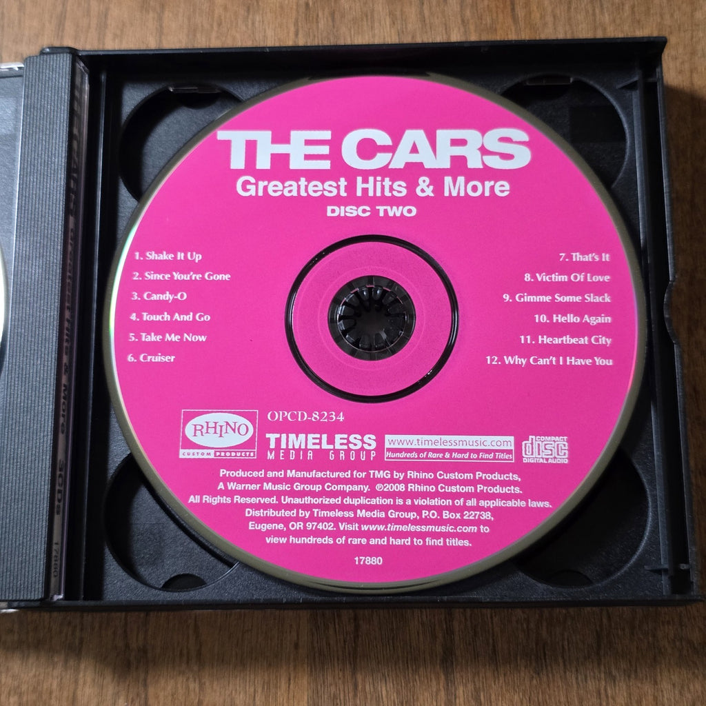 The Cars - Greatest Hits & More CD Compilation 2008 Rock 3 Disc Rare HTF