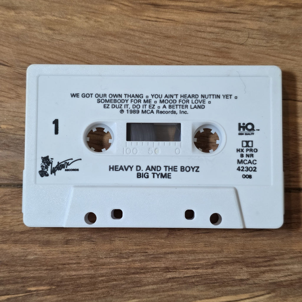 Heavy D & The Boyz - Big Tyme Album 1989 Hip Hop Cassette MCA Records 