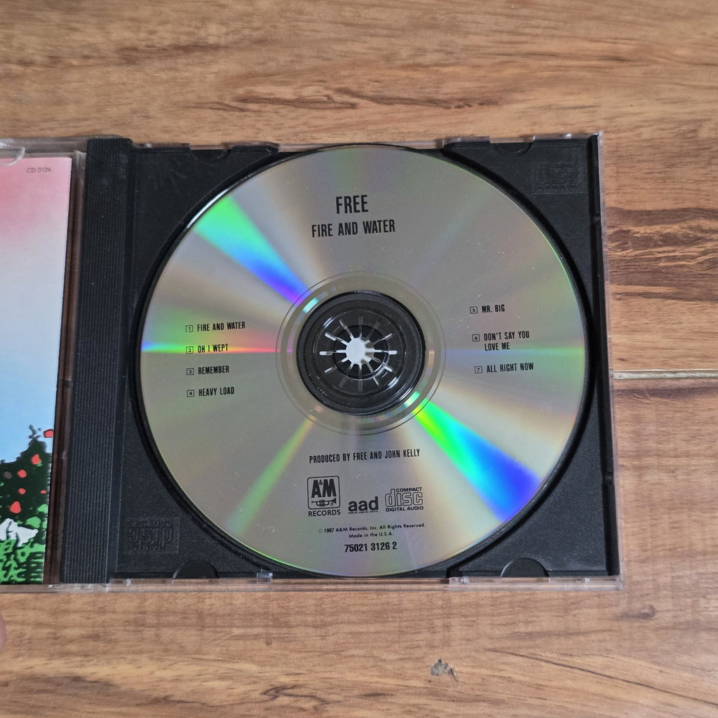 Free - Fire and Water CD Album 1970 Hard Rock HTF