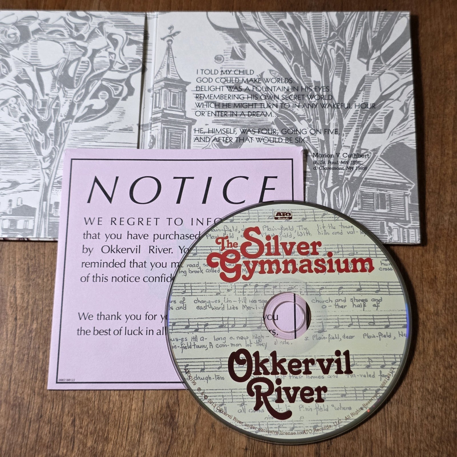 Okkervil River - The Silver Gymnasium CD Album 2013 Indie Rock