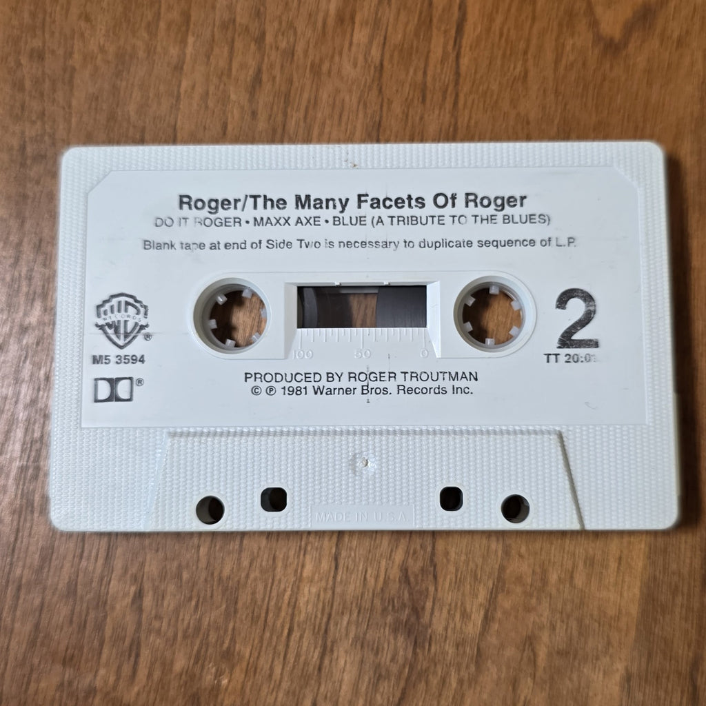 Roger - The Many Facets Of Roger Album 1981 Funk Soul Cassette WB Rare HTF