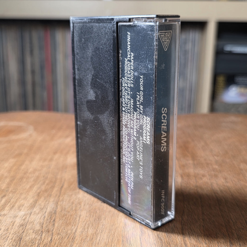 Screams - Self-Titled Cassette Album 1979 Power Pop