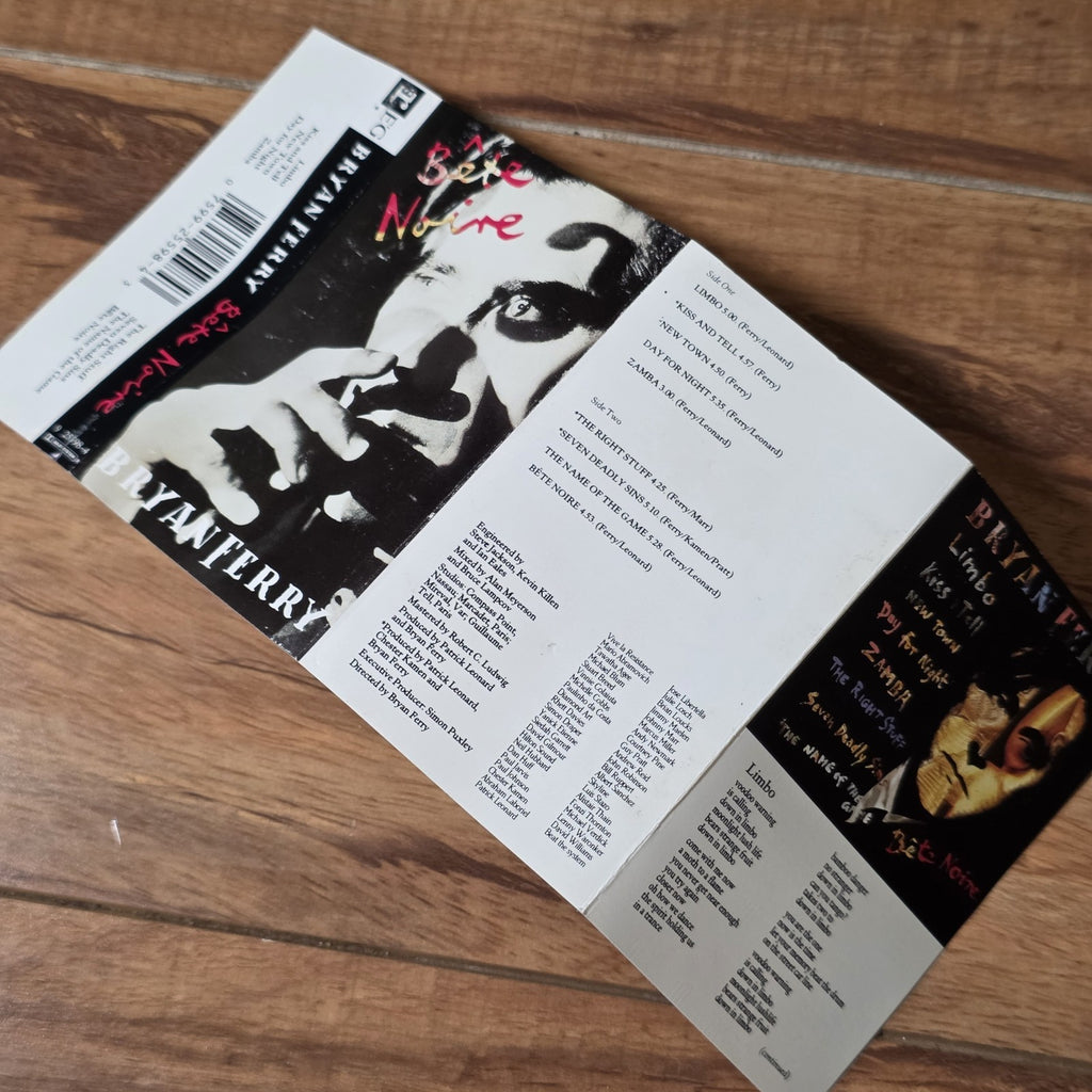 Bryan Ferry - Bete Noire Cassette Tape Virgin 1987 New Wave Art Pop Broken Case