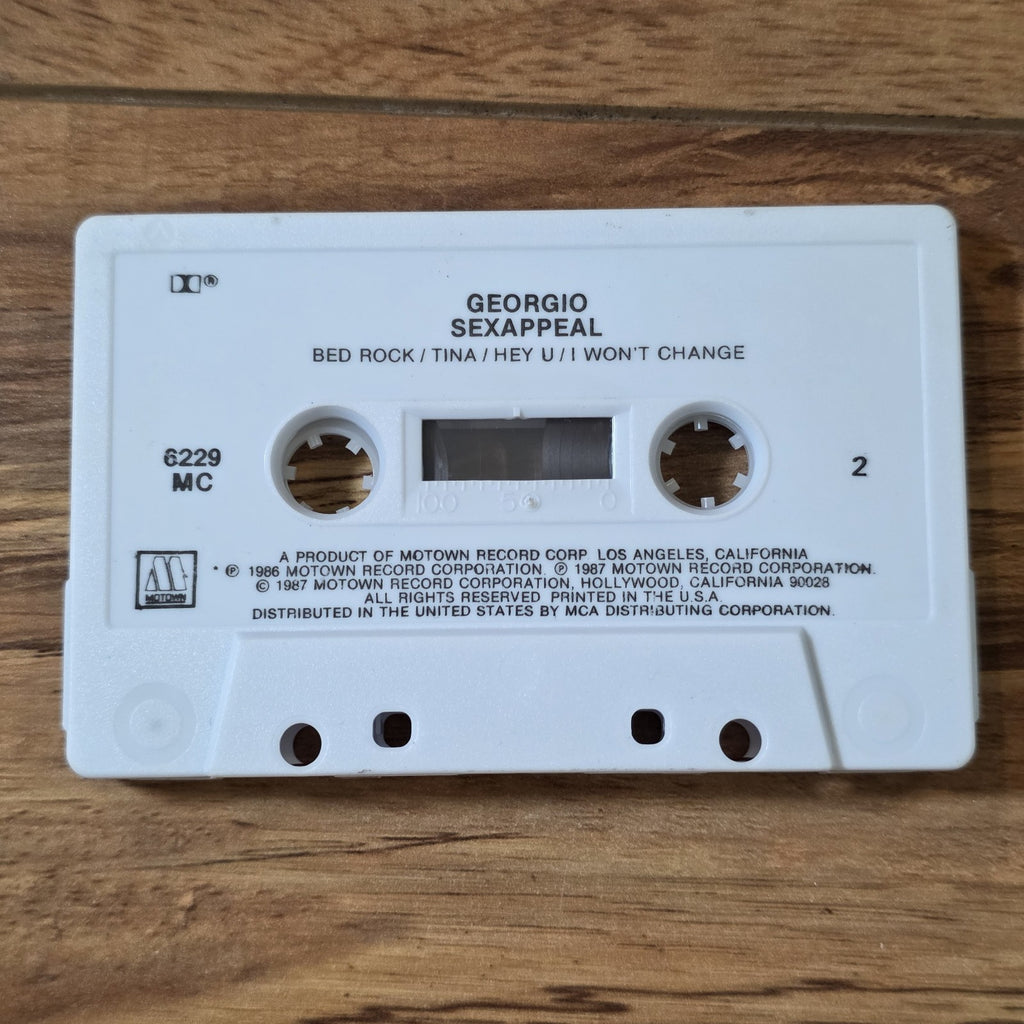 Georgio - Sex Appeal Album 1987 R&B Funk Cassette Motown Records New Jack Swing