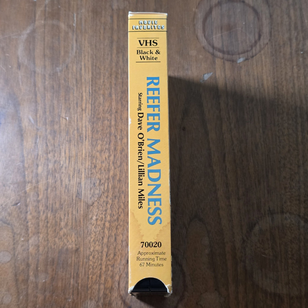 Reefer Madness VHS 1987 Cult Drama