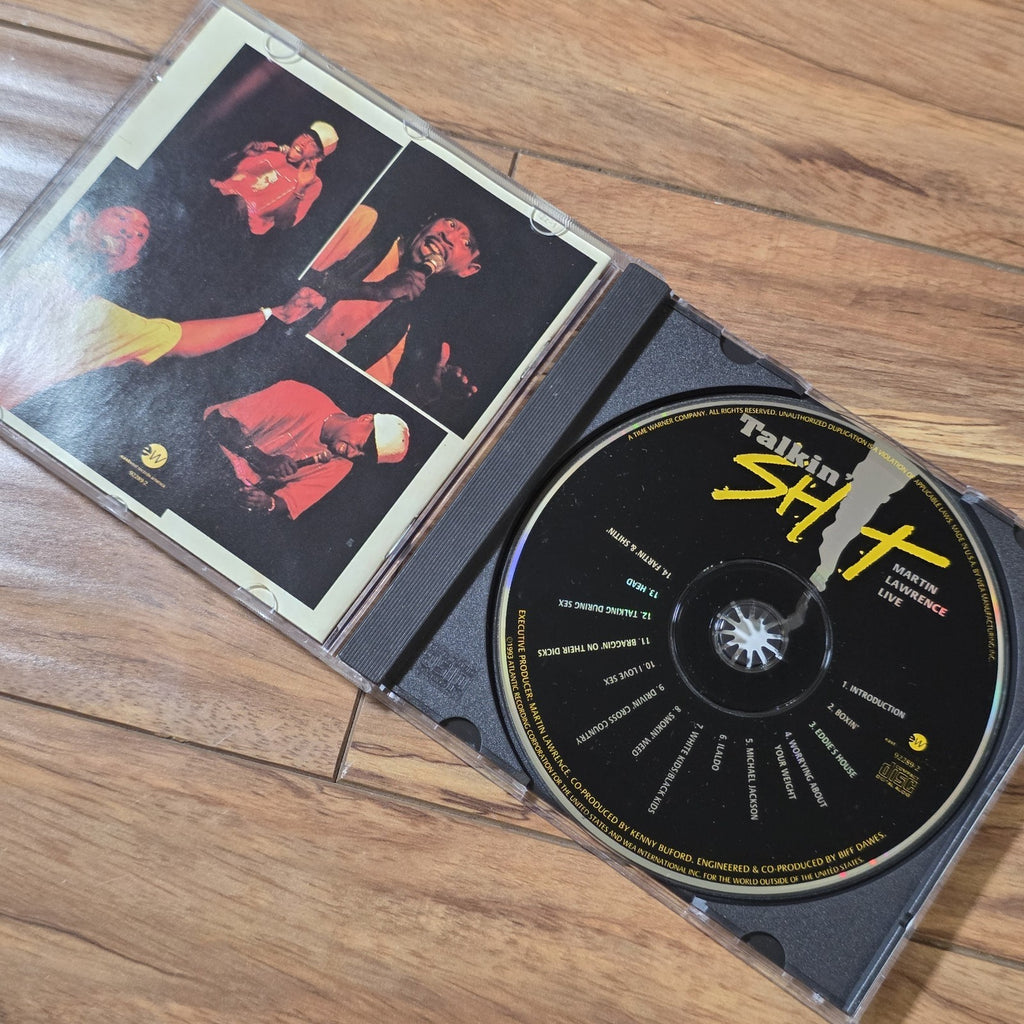 Martin Lawrence - Live: Talkin Shit CD 1993 Will Smith Bad Boys Comedy Stand Up