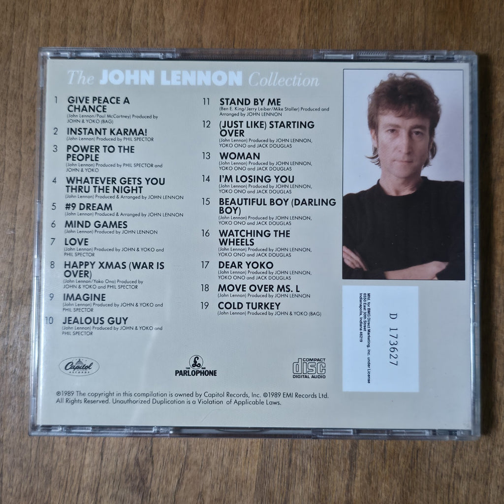 John Lennon - The John Lennon Collection CD Compilation 1989 Pop Rock