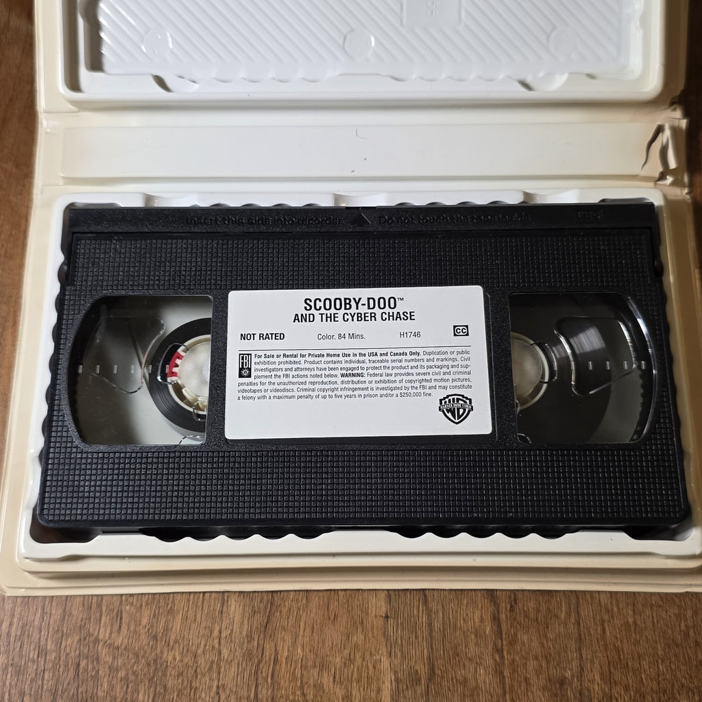 Scooby-Doo and the Cyber Chase VHS 2001 Animation Clamshell