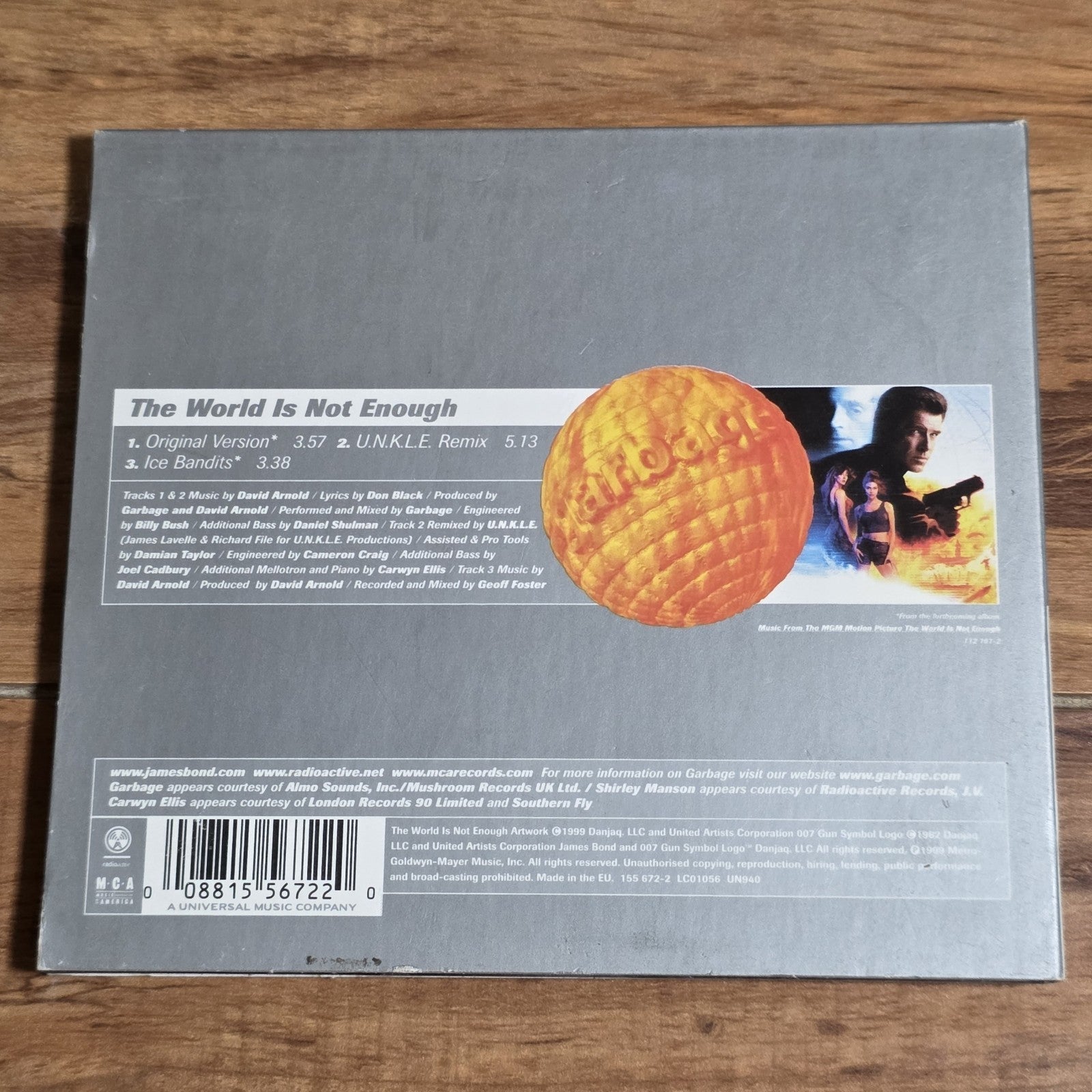 Garbage - The World Is Not Enough CD Single 1999 Alternative Rock
