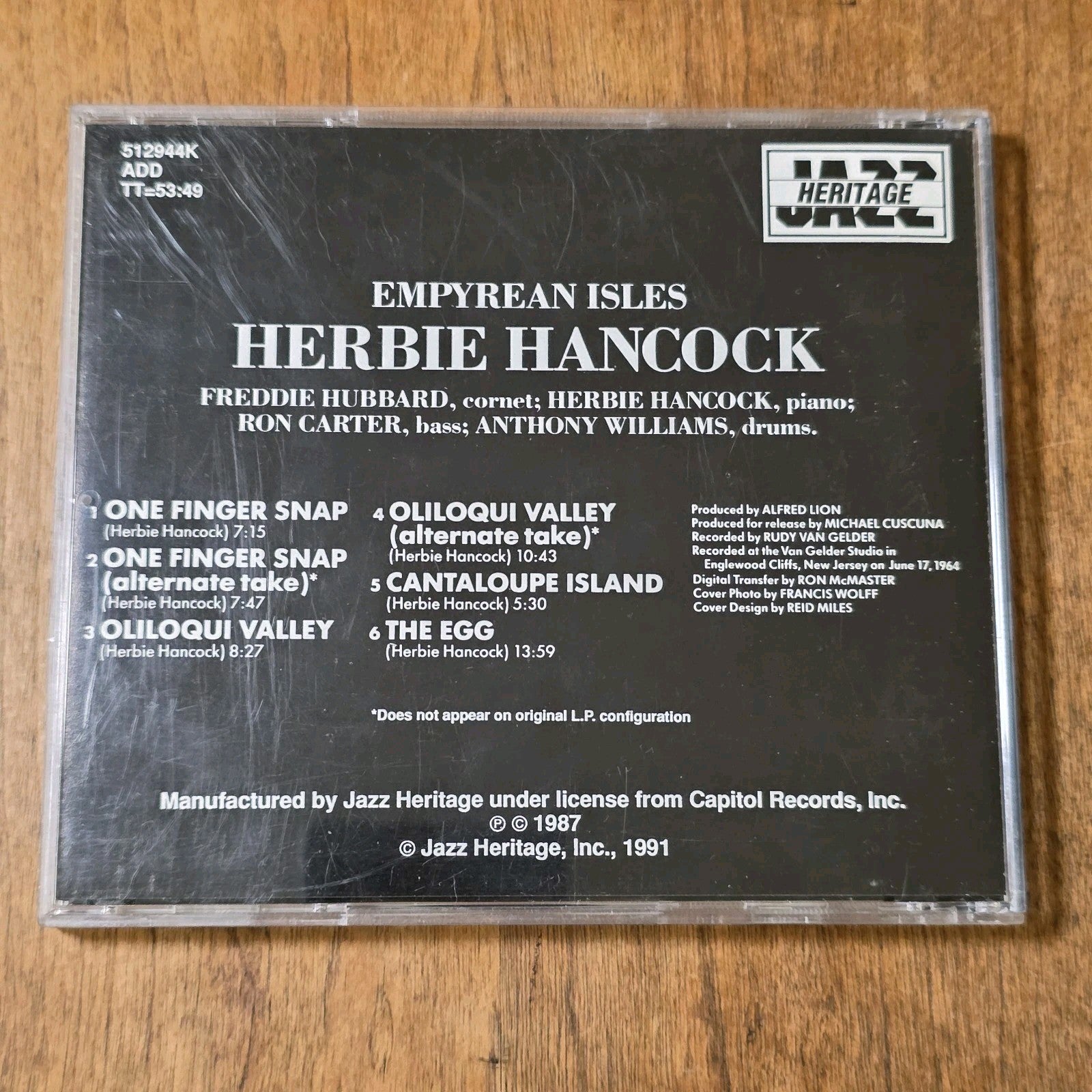 Herbie Hancock - Empyrean Isles CD Album 1999 Jazz HTF