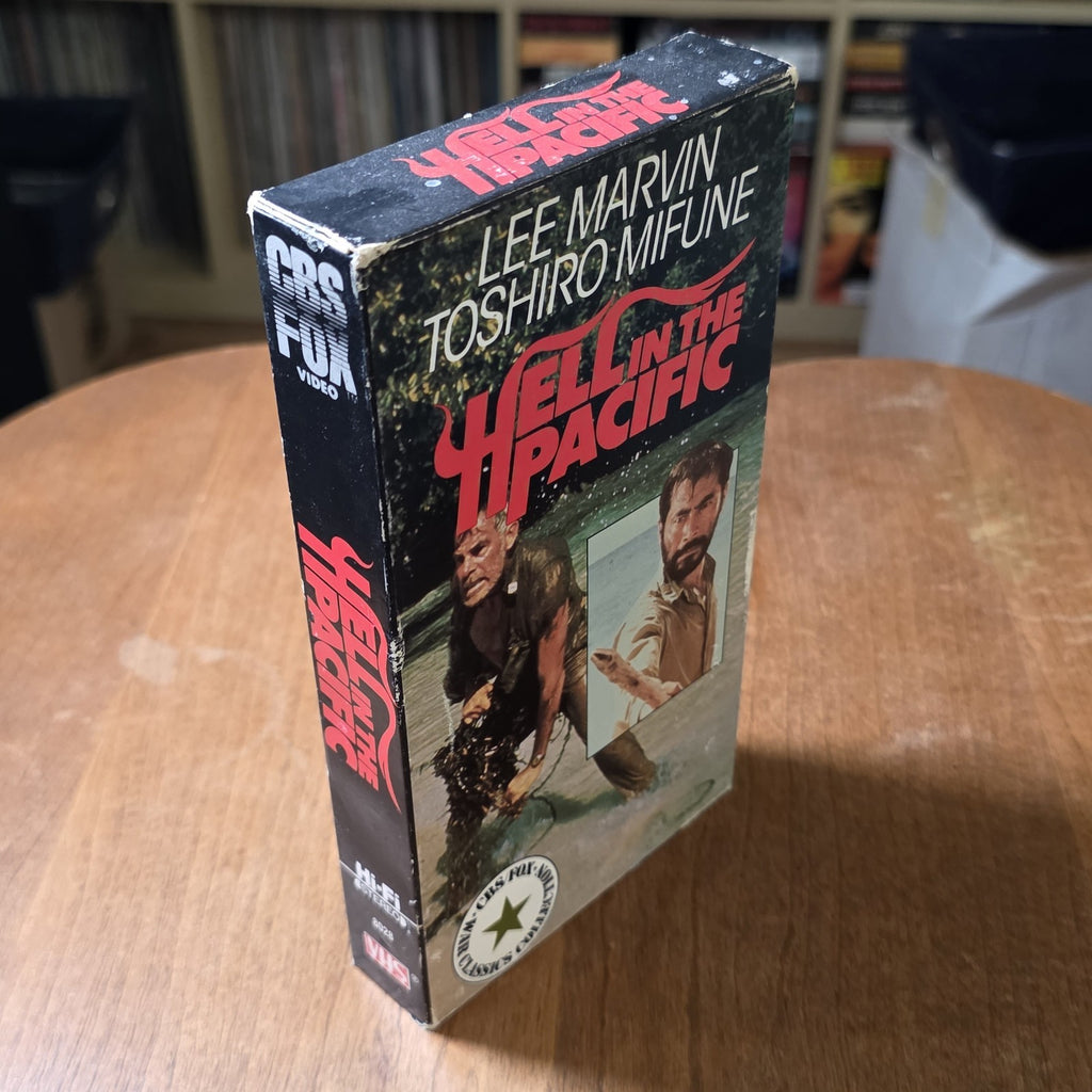 Hell in the Pacific VHS 1990 War Lee Marvin Toshiro Mifune 