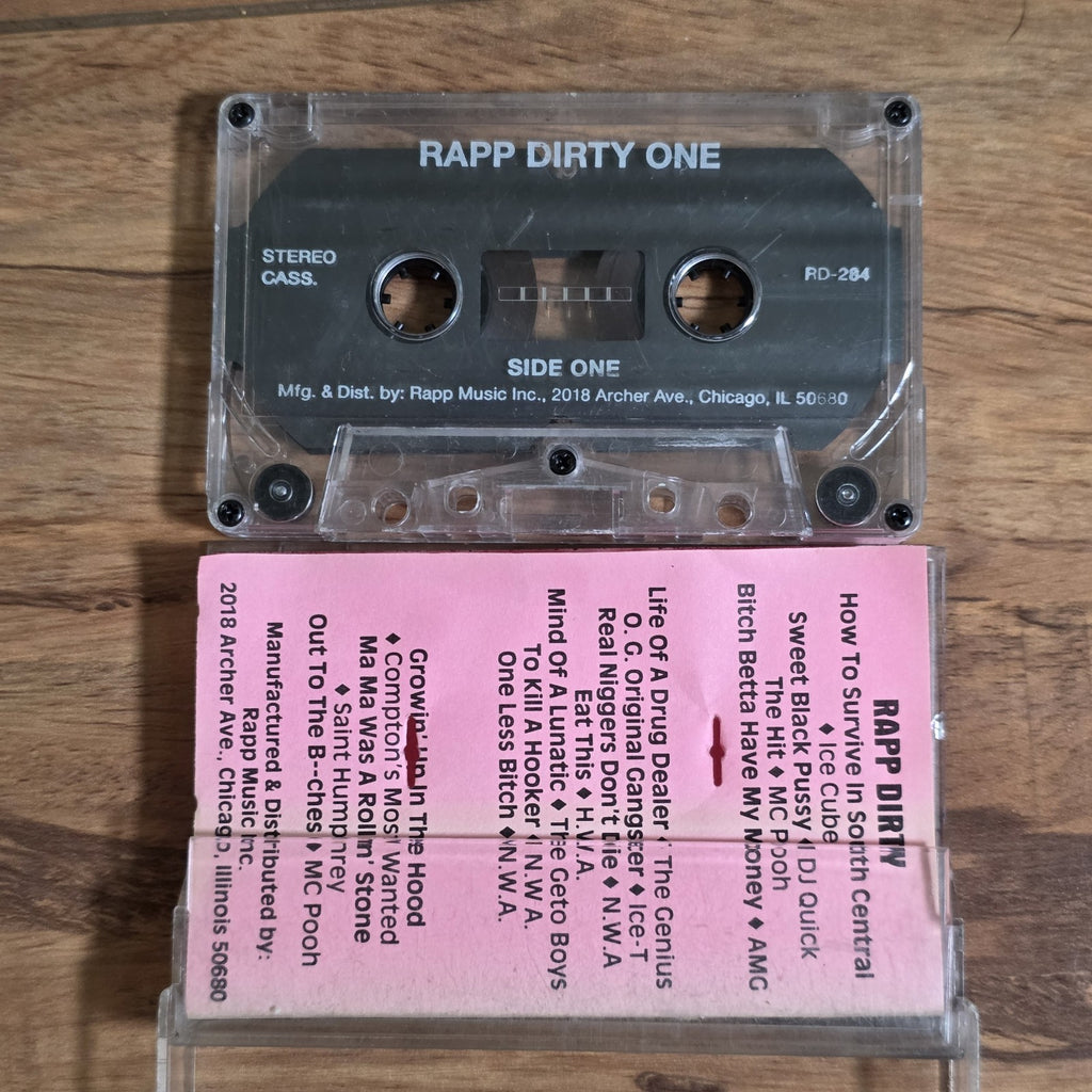 Rapp - Dirty Explicit Vol 1 Cassette Album Hip Hop Rare HTF