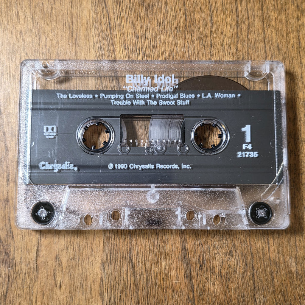 Billy Idol - Charmed Life Cassette Album 1990 Rock