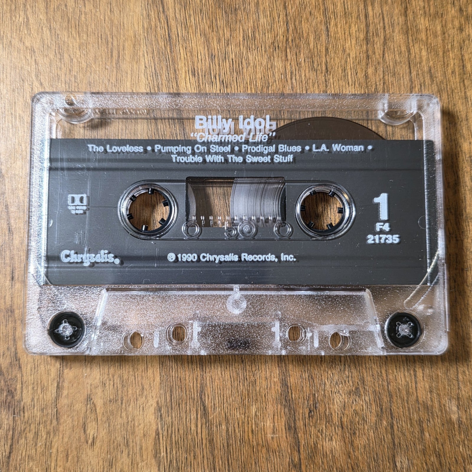 Billy Idol - Charmed Life Cassette Album 1990 Rock