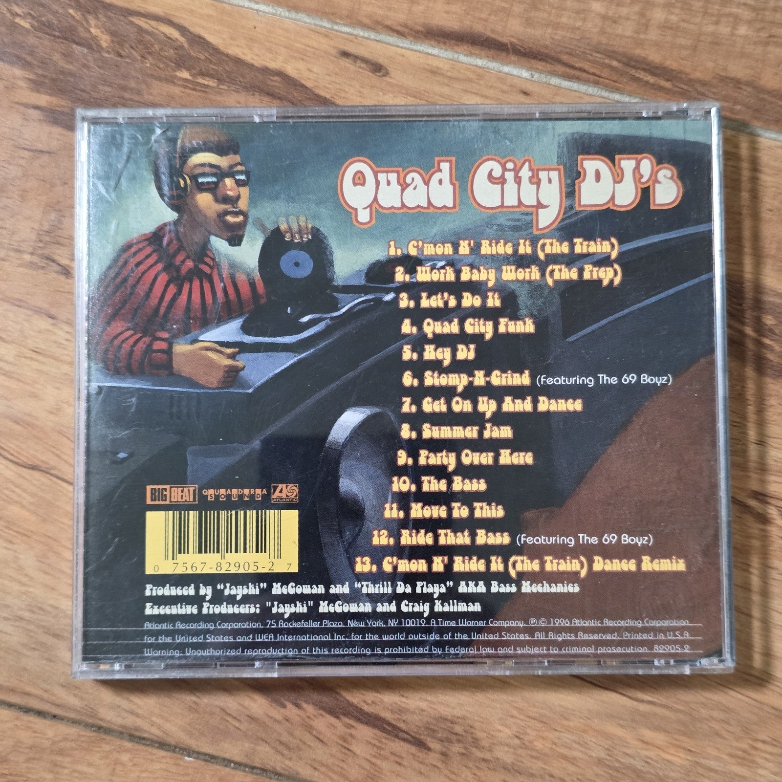 Quad City DJ's - Get On Up And Dance CD 1996 Big Beat Miami Bass Rap