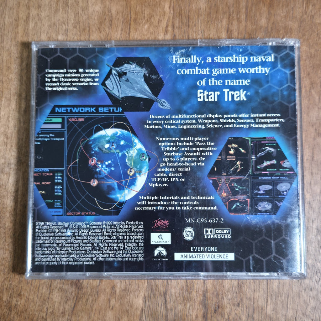 Star Trek: Starfleet Command PC 1999 CD-ROM Strategy