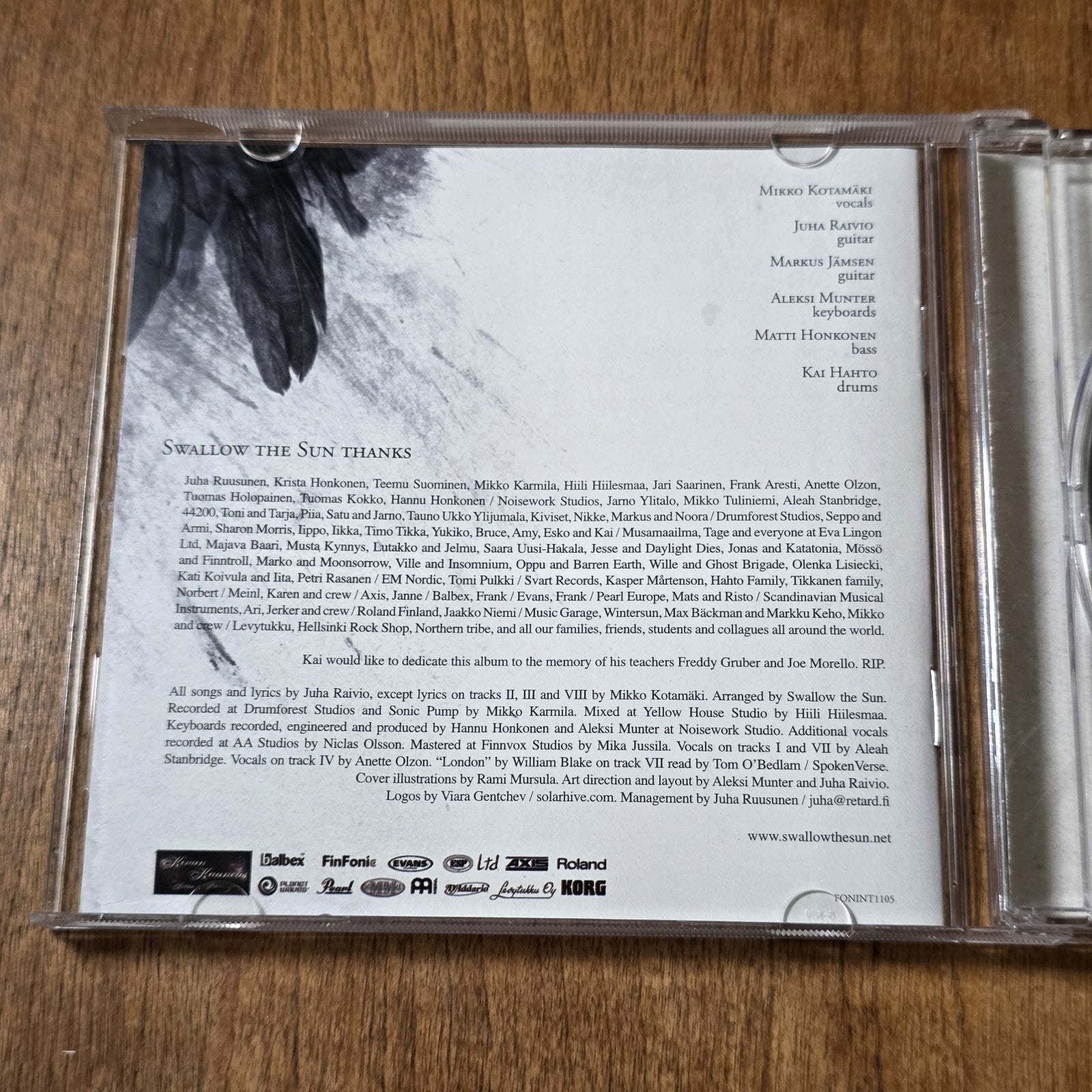 Swallow the Sun - Emerald Forest and the Blackbird CD Album 2012 Doom Metal HTF