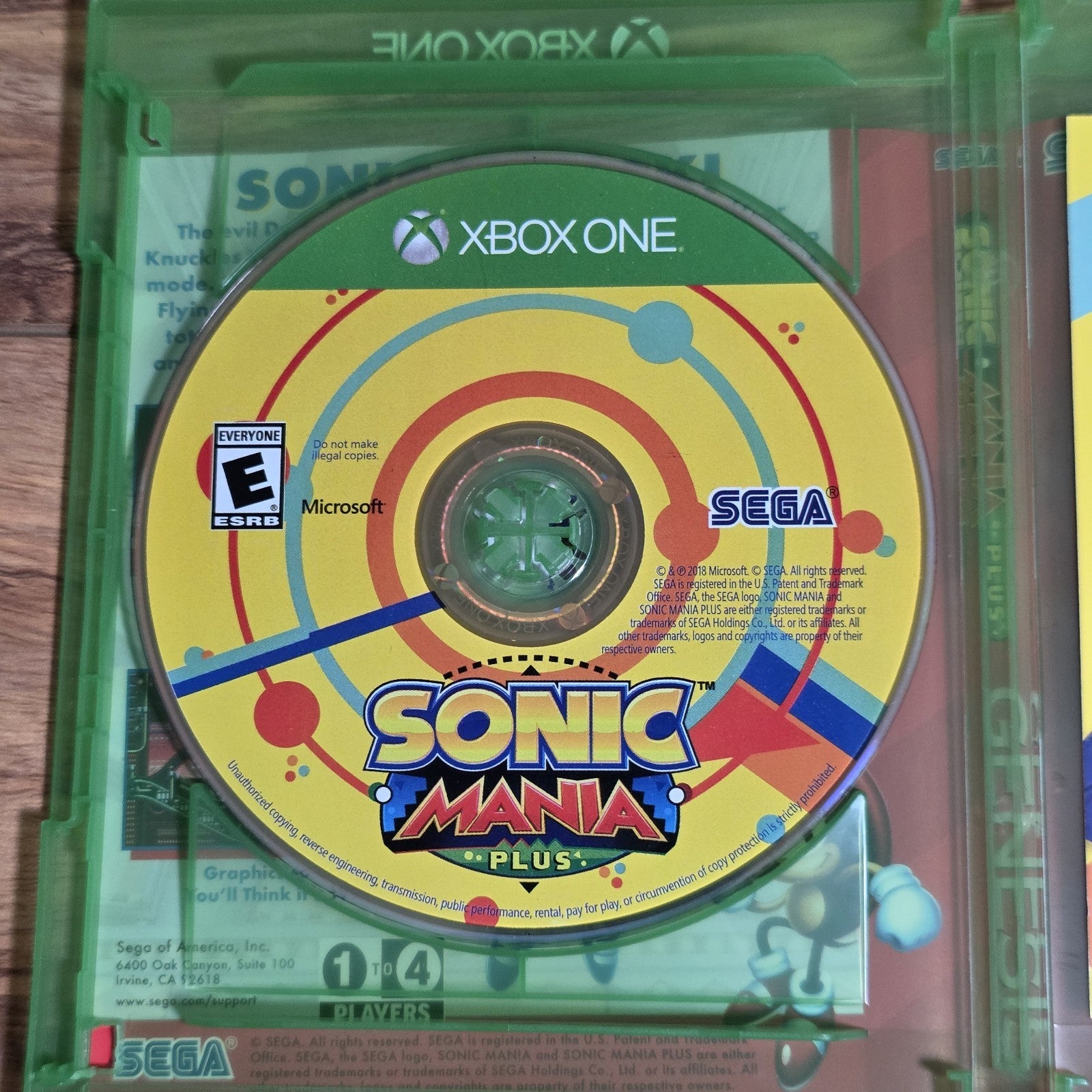 Sonic Mania Plus Xbox One 2018 Platformer CIB