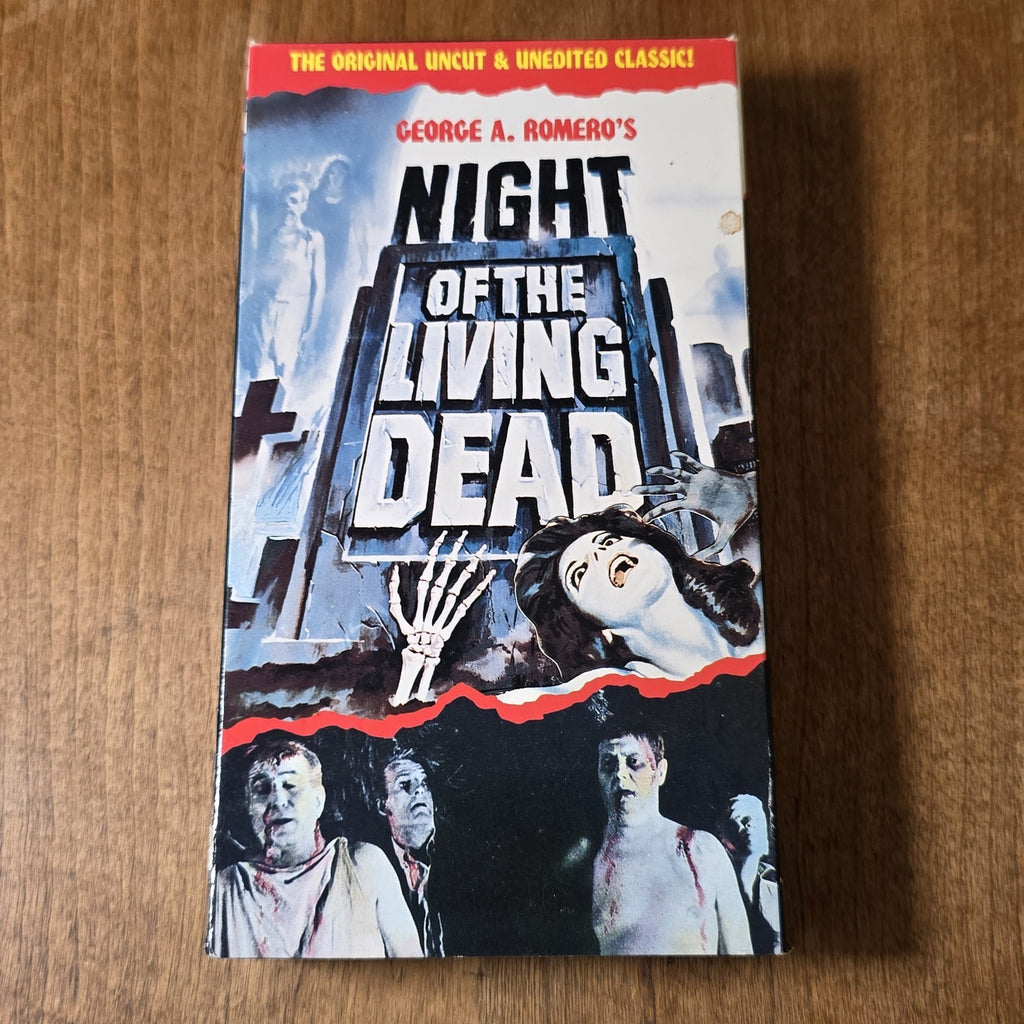 Night of the Living Dead VHS 1968 Horror George A. Romero